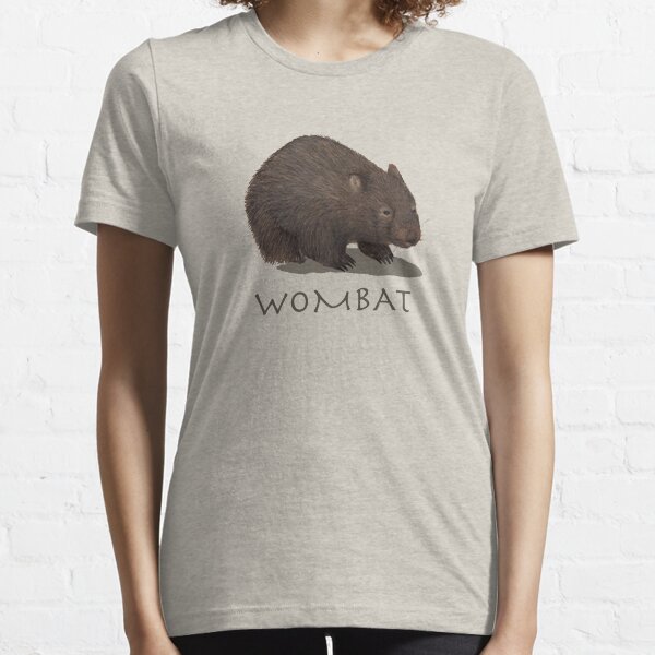 Vista previa del artículo con la obra «Wombat», diseñado y vendido por angieschlauch.