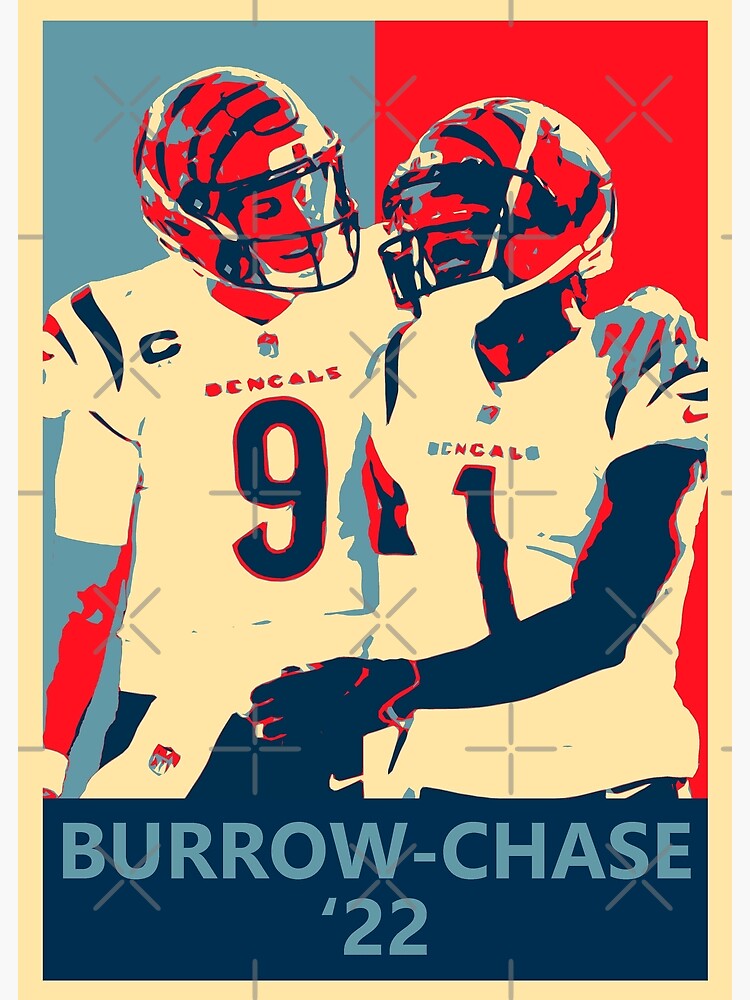 Disover Joe Burrow - Ja'Marr Chase Campaign Premium Matte Vertical Poster