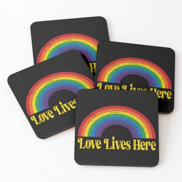 Item preview, Love Lives Here with Rainbow designed and sold by TheMurphyGirl.