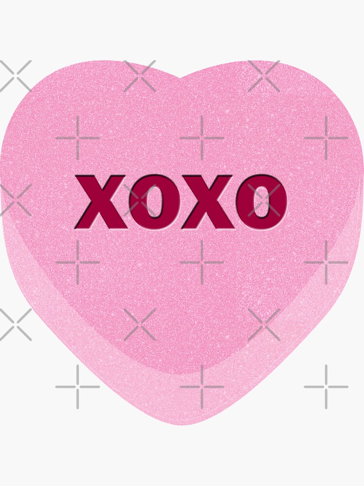 Pink Hearts XOXO Vinyl