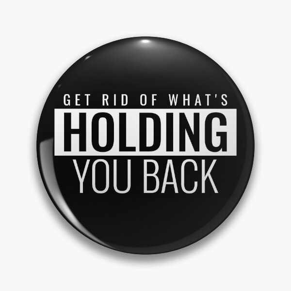 Item preview, GET RID OF WHAT'S HOLDING YOU BACK STICKER designed and sold by SuccessfulVibes.