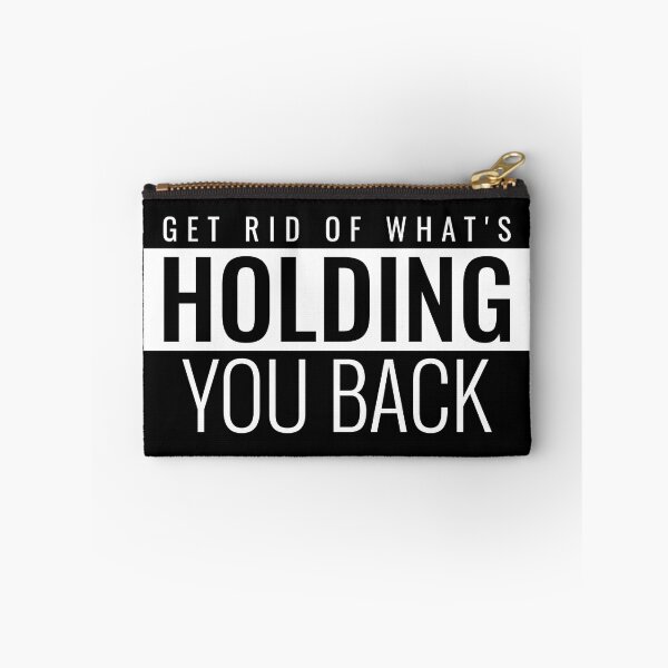 Item preview, GET RID OF WHAT'S HOLDING YOU BACK STICKER designed and sold by SuccessfulVibes.