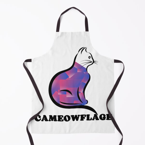 Item preview, BLACK CAMEOWFLAGE Multicolored Collage Cat Silhouette - Funny Cat Pictures with Captions designed and sold by FunnyCatsFam.