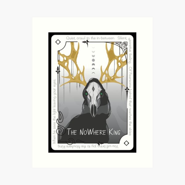 The NoWhere King - Tarot Card Art Print