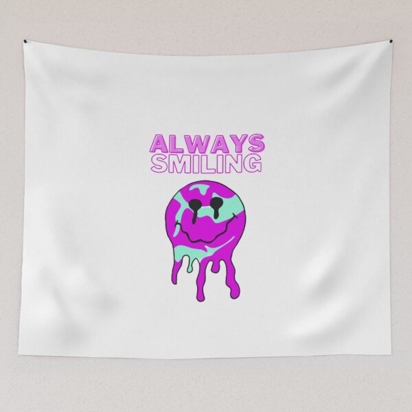 Item preview, Always Smiling Melting Trippy Happy Face designed and sold by RichTeeDesigns.