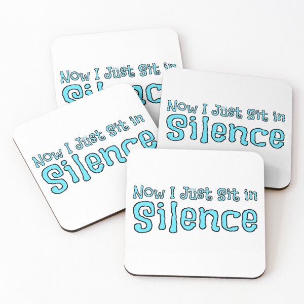 Item preview, and Now I Just Sit in Silence designed and sold by BeachBumPics.