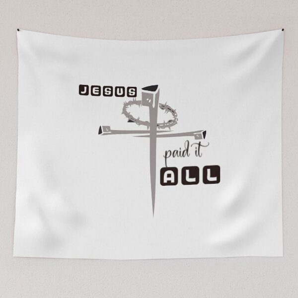 Item preview, JESUS paid it ALL- Christian tees, hoodies, sweatshirts, women's, youth, tank tops, etc. designed and sold by Brent Horton.