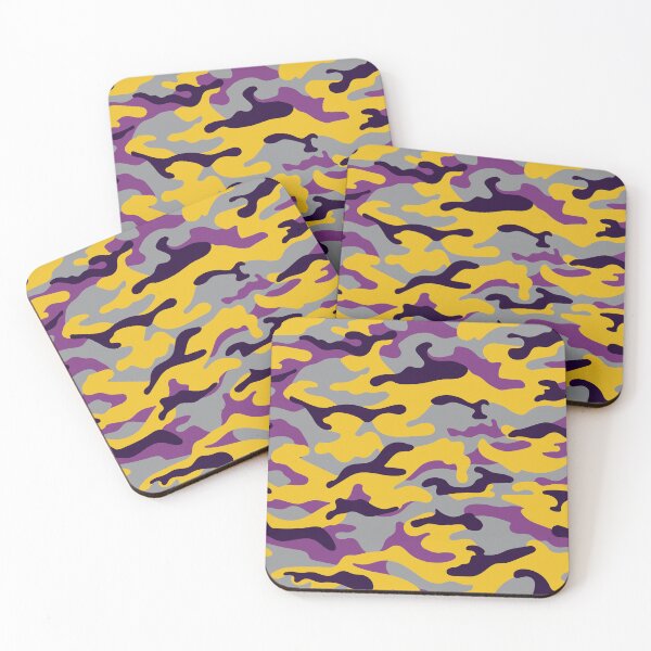 Item preview, Camo Patterned Colours of the Year - Illuminating Yellow, Spanish Grey, Maximum Purple, Russian Violet designed and sold by LudicrousFeed.