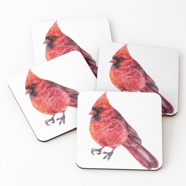 Item preview, Red Cardinal Bird designed and sold by ArtWithHearts11.