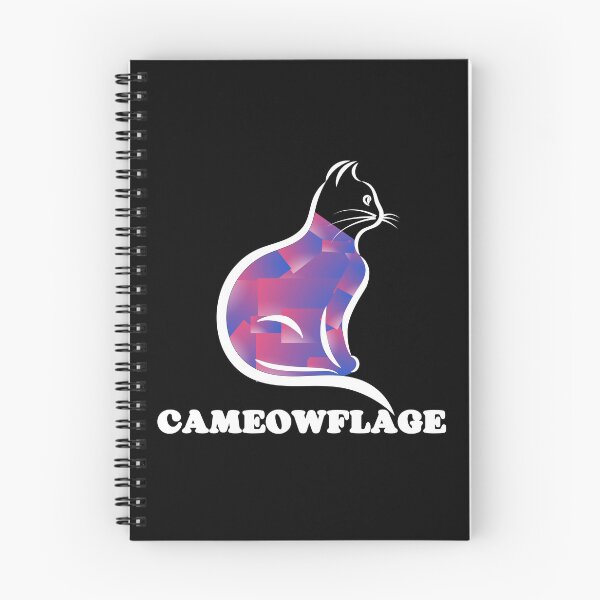 Item preview, WHITE CAMEOWFLAGE Multicolored Collage Cat Silhouette - Funny Cat Pictures with Captions  designed and sold by FunnyCatsFam.