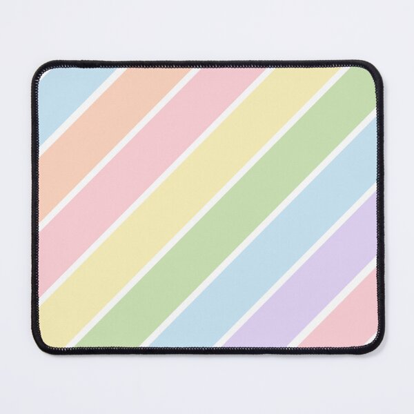 Item preview, Pastel Aesthetic Rainbow Diagonal Stripe Cute designed and sold by candymoondesign.