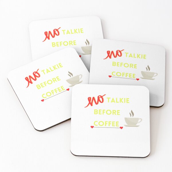 Item preview, NO TALKIE BEFORE COFFEE designed and sold by Ashsd.