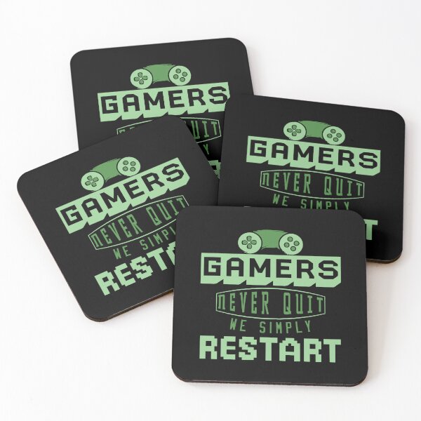 Item preview, Gamers Never Quit. We Simply Restart. designed and sold by palaco210.