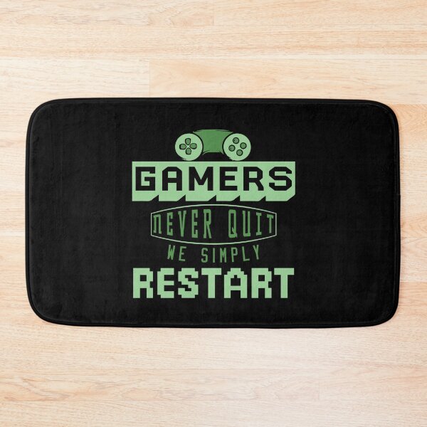 Item preview, Gamers Never Quit. We Simply Restart. designed and sold by palaco210.