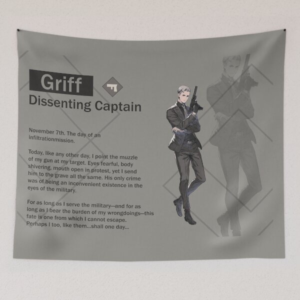 Item preview, Griff - Dissenting Captain (Nier Reincarnation) designed and sold by VelvetZone.