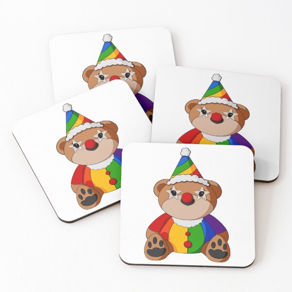 Item preview, Clown Teddy Bear designed and sold by Alisha Ober Designs.