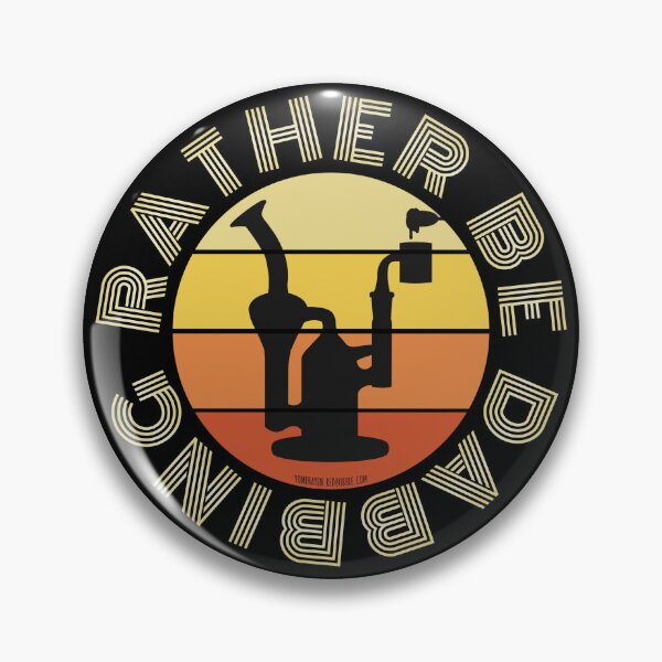 Item preview, Retro Vintage Sunset Orange Dab Rig-rather be dabbing  designed and sold by YomeHayin.