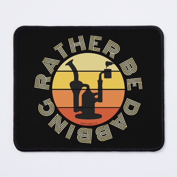 Item preview, Retro Vintage Sunset Orange Dab Rig-rather be dabbing  designed and sold by YomeHayin.