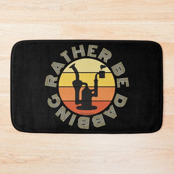 Item preview, Retro Vintage Sunset Orange Dab Rig-rather be dabbing  designed and sold by YomeHayin.