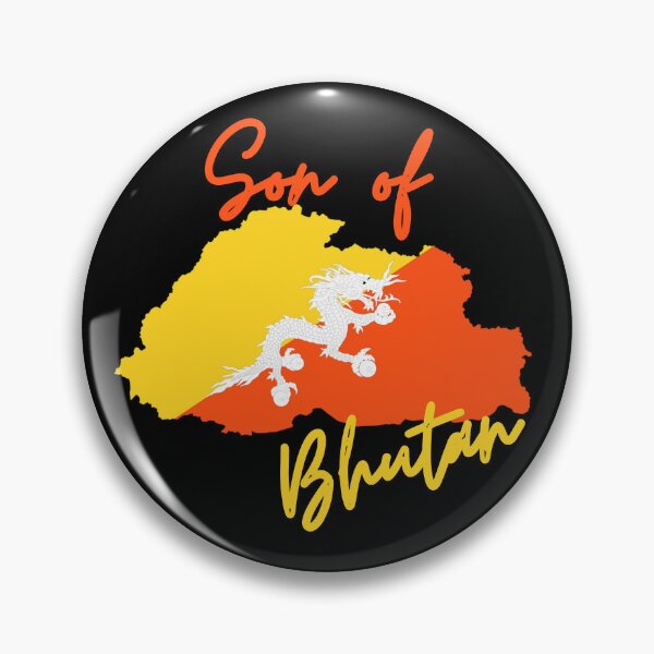 Item preview, Son of Bhutan Map Flag designed and sold by NovawayDirect.