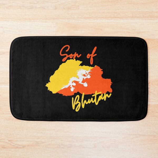 Item preview, Son of Bhutan Map Flag designed and sold by NovawayDirect.