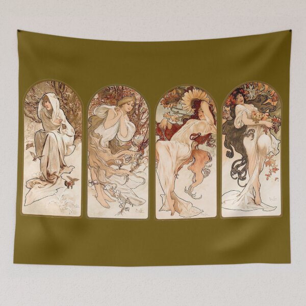 Item preview, Vintage Painting Weather Seasons Women designed and sold by LADesigns55.