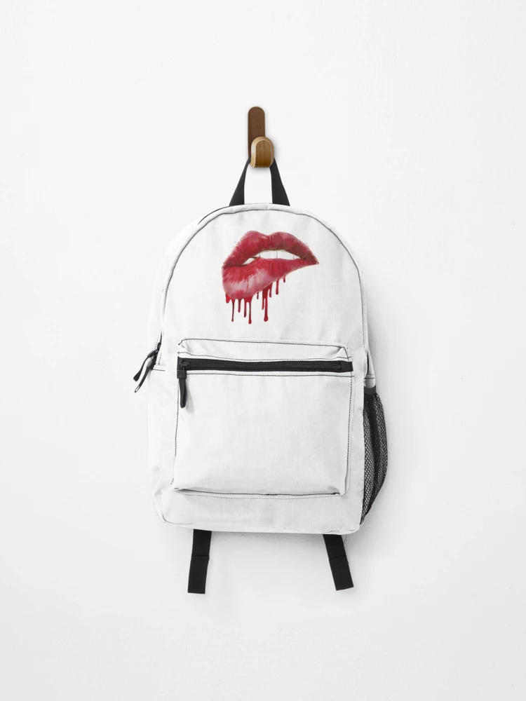 Thumbnail 1 of 3, Backpack, Red Lips designed and sold by OnlyForYouNow ..