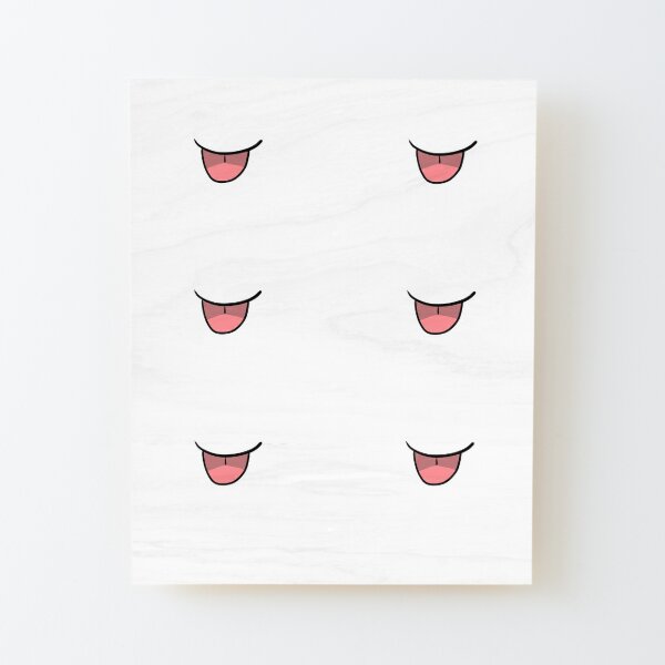 Anime Bleh Mouth Art Print for Sale by Nyamelon