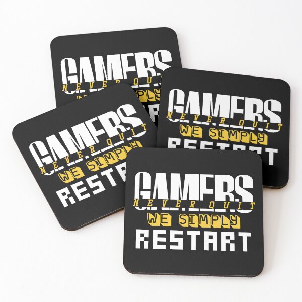 Item preview, Gamers Never Quit. We Simply Restart. designed and sold by palaco210.