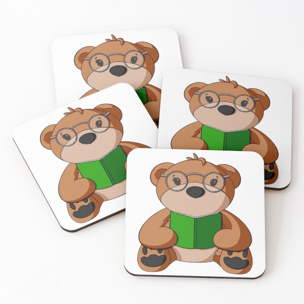 Item preview, Reading Teddy Bear designed and sold by Alisha Ober Designs.
