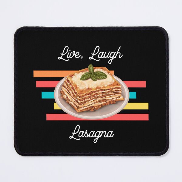 Item preview, Live Laugh Lasagna - Colorful Italian Lifestyle and Lasagna Lovers designed and sold by JoyTop.