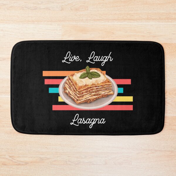 Item preview, Live Laugh Lasagna - Colorful Italian Lifestyle and Lasagna Lovers designed and sold by JoyTop.