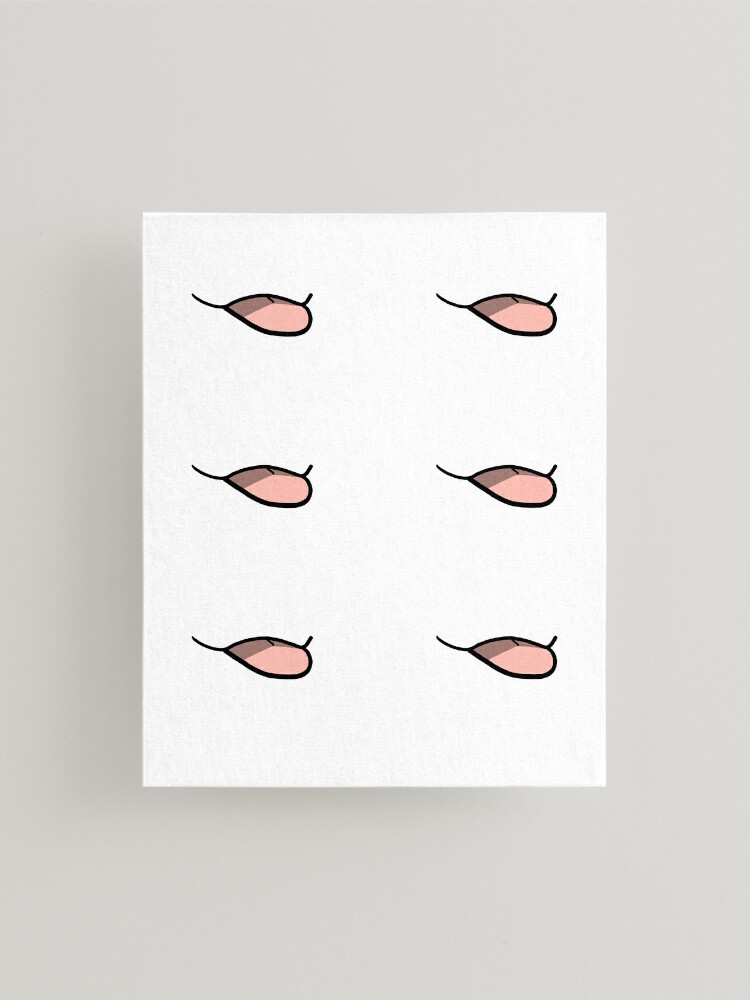 Anime pout face Art Board Print for Sale by Nyamelon