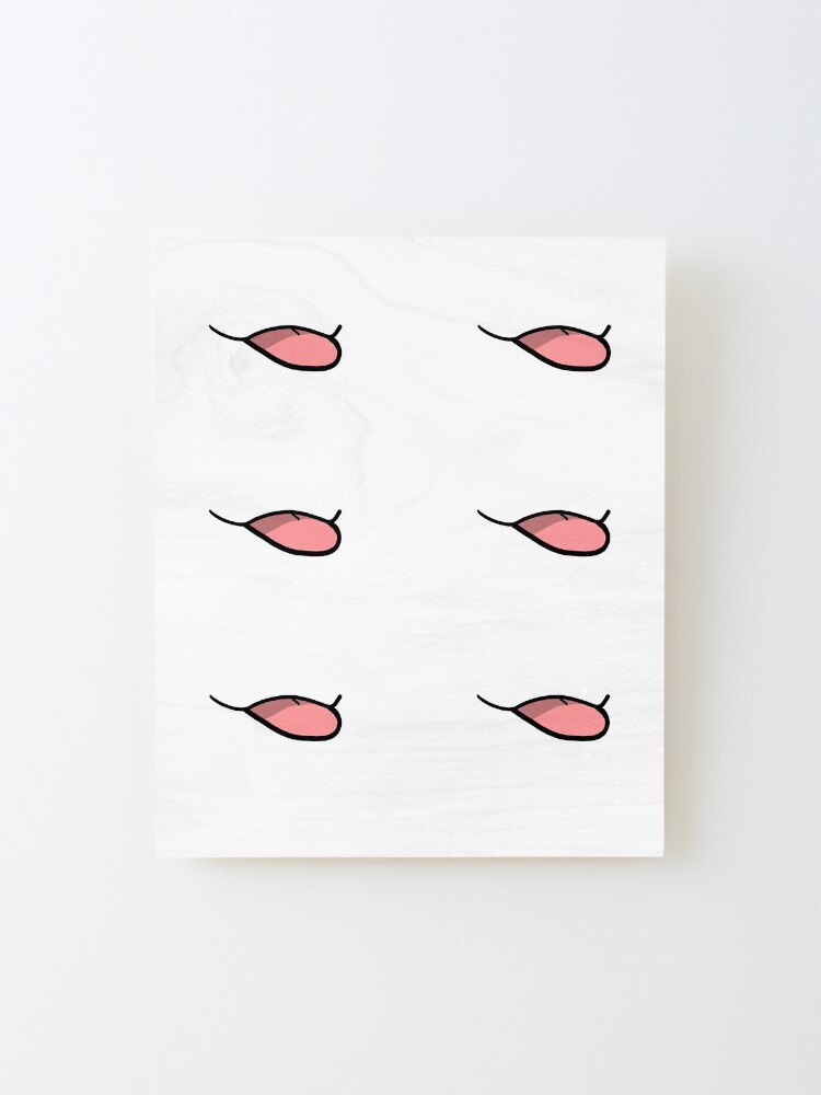 Anime Bleh Mouth Art Print for Sale by Nyamelon