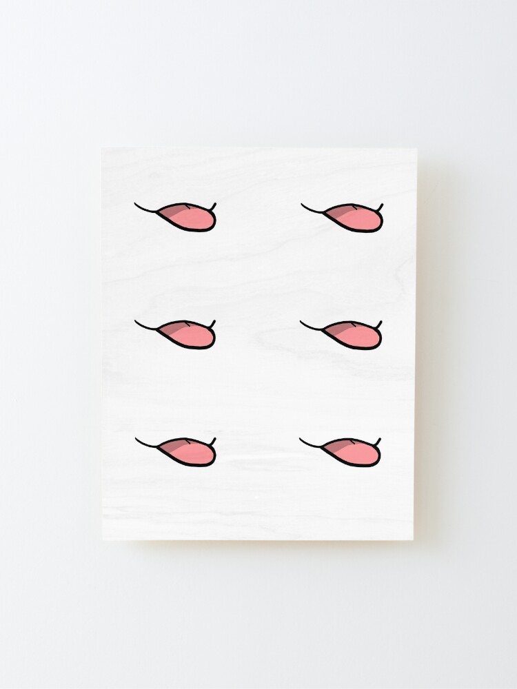 Anime Bleh Mouth Art Print for Sale by Nyamelon