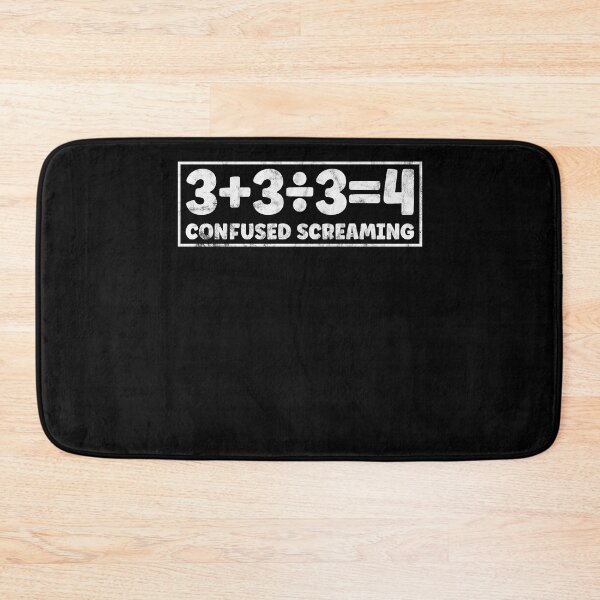 Item preview, Funny Math Teacher Confused Screaming Maths Joke Algebra designed and sold by Dressed For  Duty.