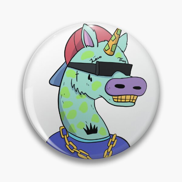Item preview, Gangster Unicorn designed and sold by ShakersDesigns.