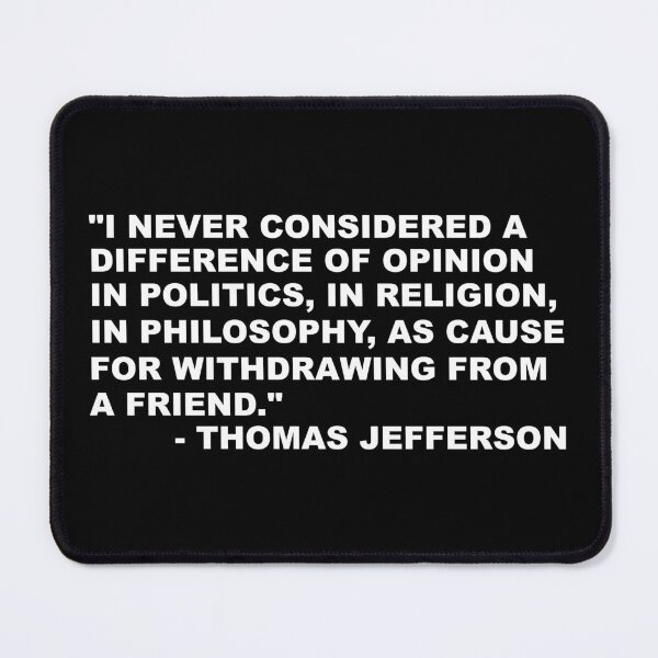 Item preview, Thomas Jefferson Quote About Friendship designed and sold by Conjuration.