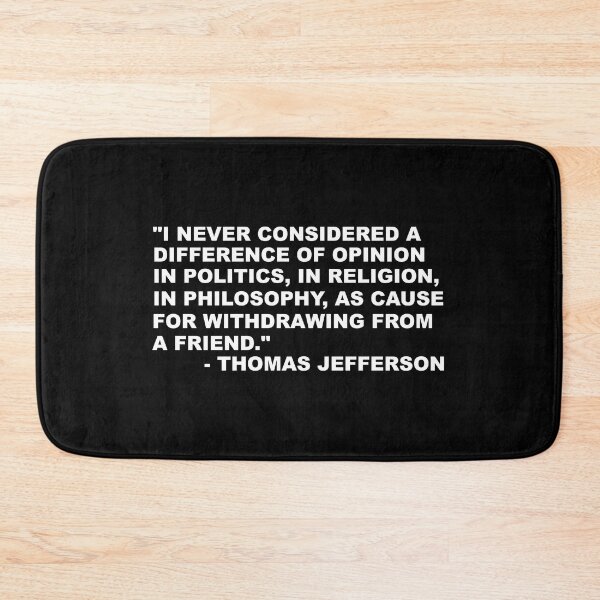 Item preview, Thomas Jefferson Quote About Friendship designed and sold by Conjuration.
