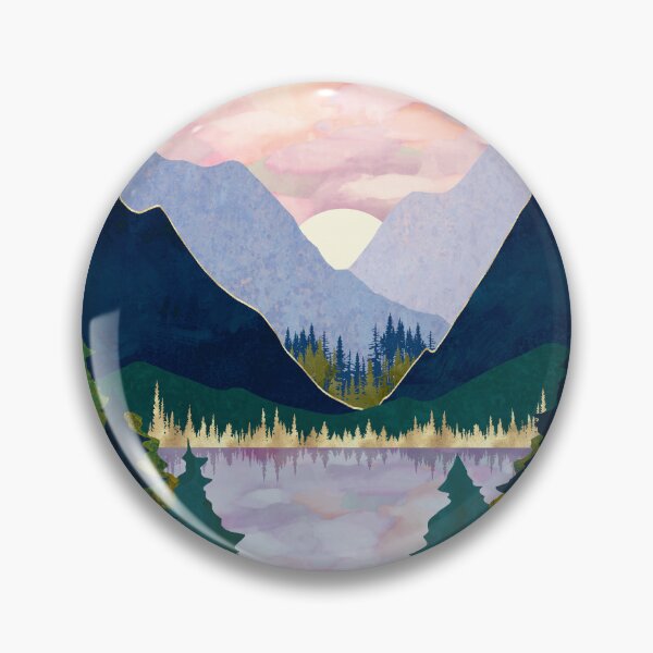 Item preview, Winter Mountain Lake designed and sold by spacefrogdesign.