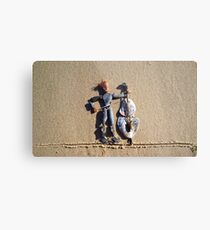 Upright Bass Metal Print
