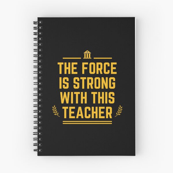 Item preview, The Force Is Strong With This Teacher, Quote designed and sold by adelferhat.