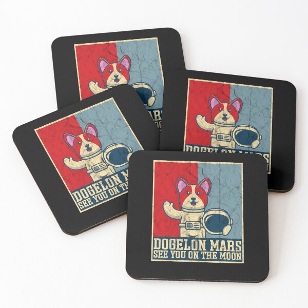 Item preview, Dogelon Mars See You On The Moon Astronaut Crypto designed and sold by Dressed For  Duty.