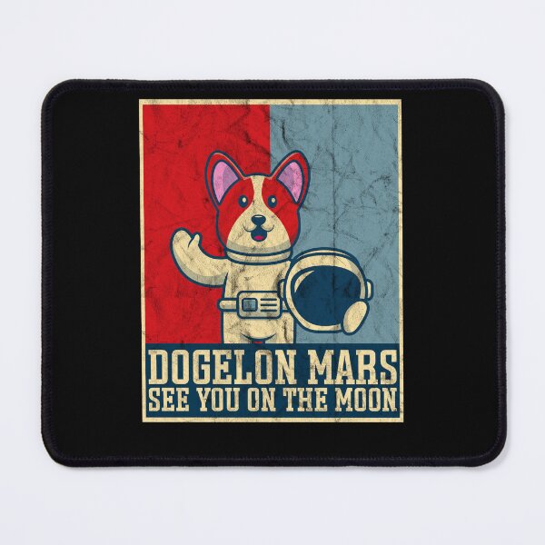 Item preview, Dogelon Mars See You On The Moon Astronaut Crypto designed and sold by Dressed For Duty.