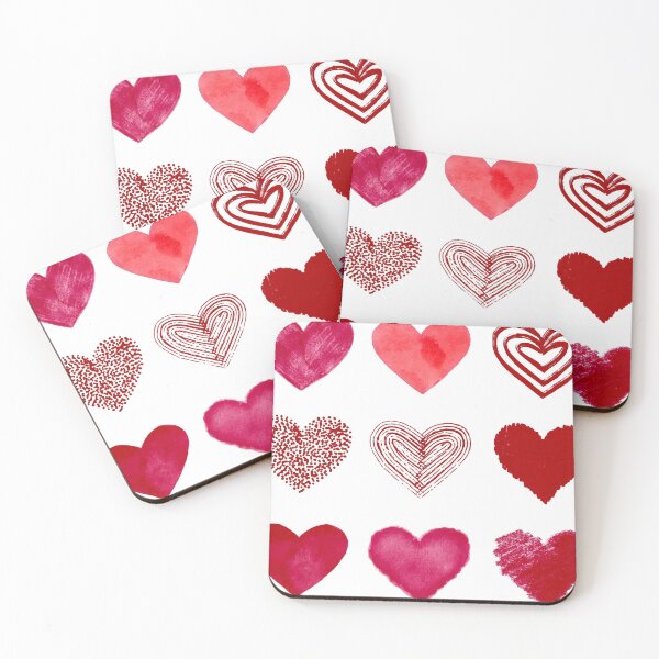 Item preview, Set of Hand Drawn hearts designed and sold by mimiandema.