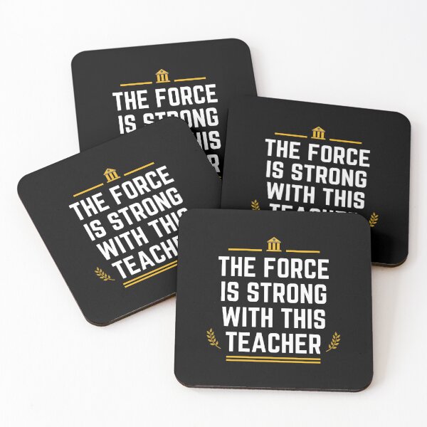 Item preview, The Force Is Strong With This Teacher, Quote designed and sold by adelferhat.