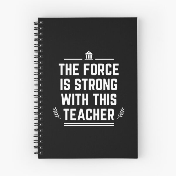 Item preview, The Force Is Strong With This Teacher, Quote designed and sold by adelferhat.