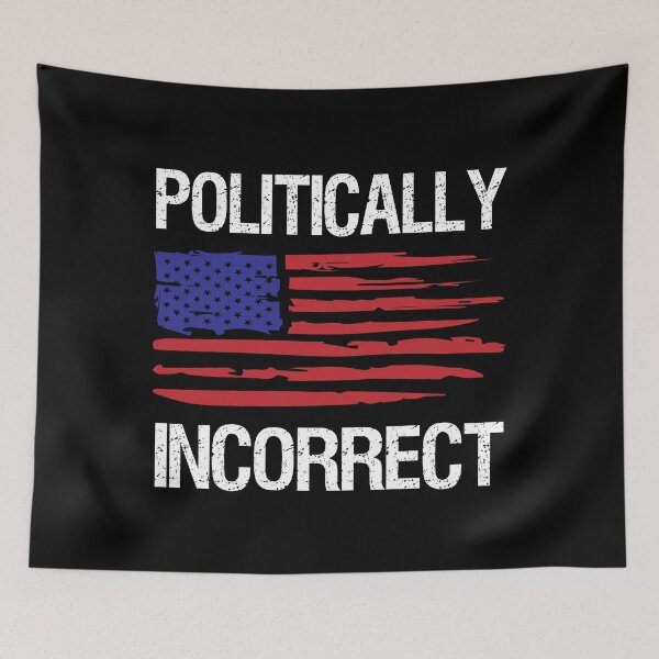Aperçu de l'œuvre Drapeau américain politiquement incorrect créée et vendue par SouthernDesigns.
