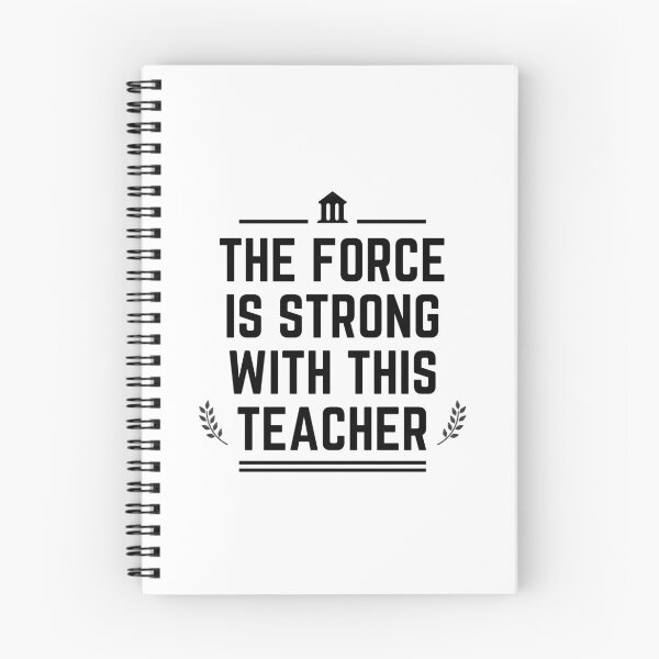Item preview, The Force Is Strong With This Teacher, Quote designed and sold by adelferhat.