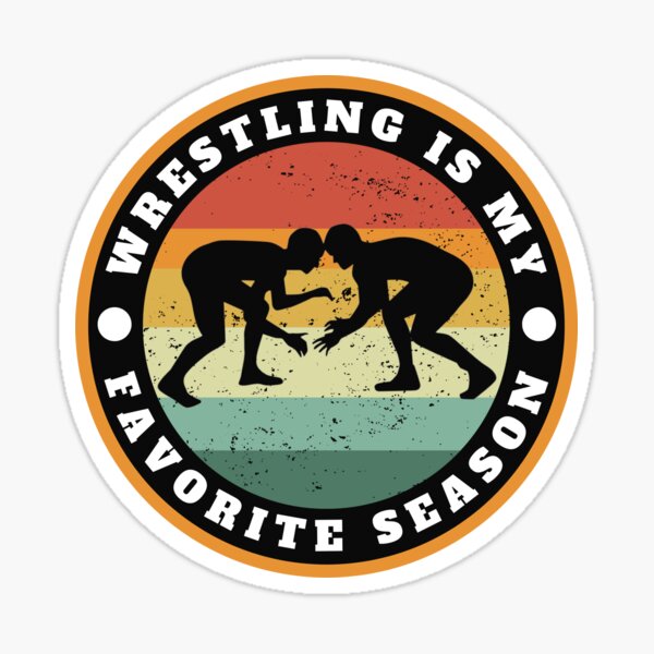 Wrestling Stickers - Just Wrestle (Set of 2)